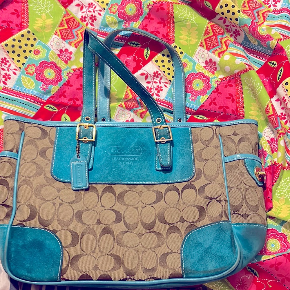 This is a very vintage Coach handbag.